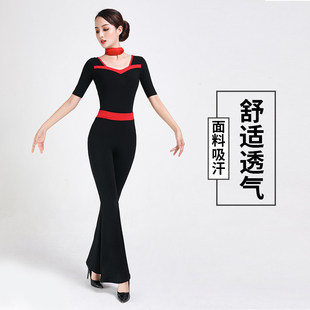 2025年新款导师服形体舞蹈练功服 型体训练服装女 优雅仪态套装春
