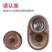 博生拖把配件旋转杆单个杆不锈钢杆手压双驱动圆型拖布头拖把圆盘