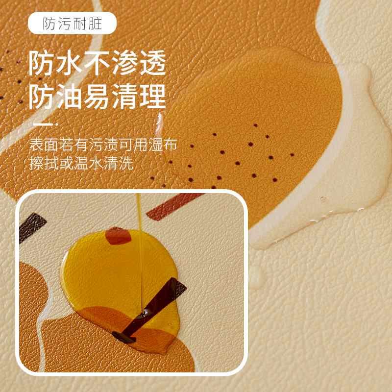 儿童学习桌专用桌垫防滑皮革桌布防水防油免洗课桌书桌台面保护垫图片