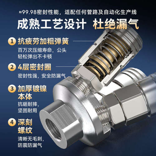 气管快速接头三通气动圆二通空压机气泵SMY快插自锁C式一分三配件