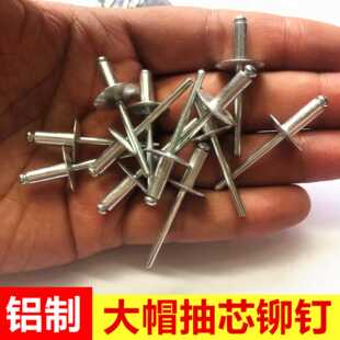 大帽沿抽芯铆钉 现货大帽拉铆钉 大头拉铆钉拉柳钉物美价廉