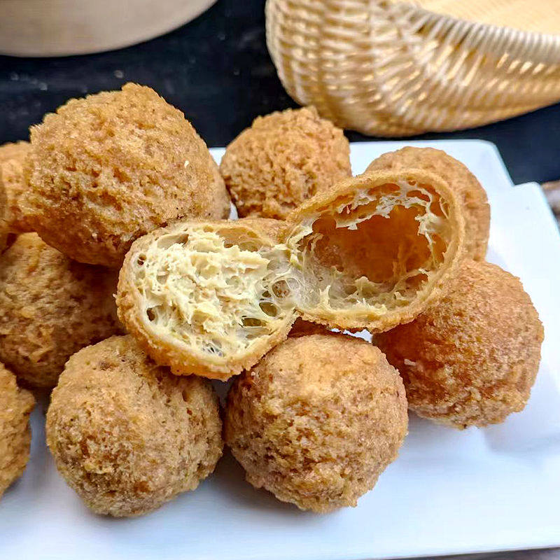 贵州豆腐果贵州特产豆腐圆子豆腐丸子煮火锅蘸料小吃切片炒菜250g