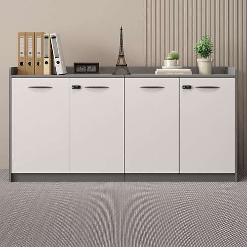 文件柜矮柜木质带锁抽屉资料柜