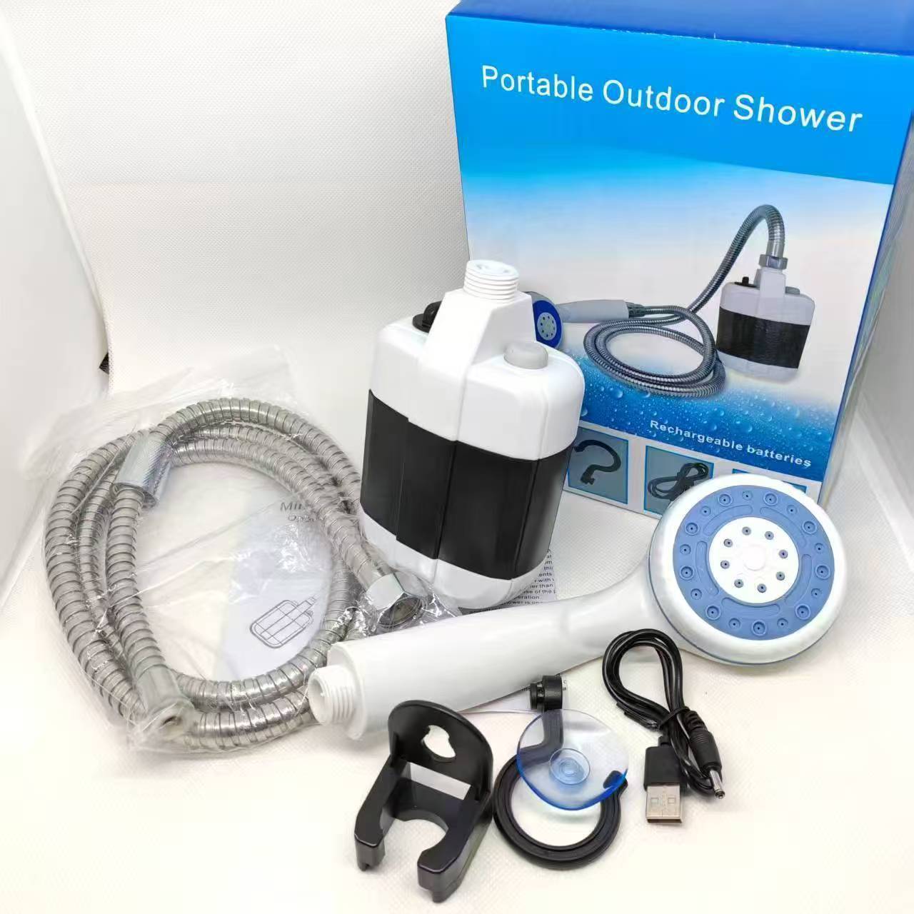 户外洗澡器野外露营电动沐浴器宿舍租房便捷式简易花洒淋浴神器