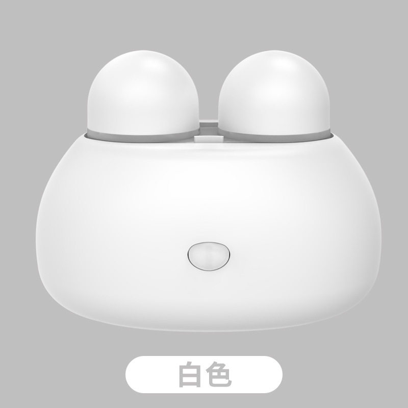 卡通色系可爱隐形眼镜清洗盒 超声波充电迷你自动震动眼镜清洗机