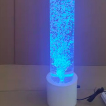 新款风水家装水舞气泡水柱灯 七彩绚丽装饰水泡泡落地灯