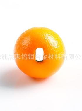 F型开槽孔珠夜光橙色开槽钨珠飞蝇钨孔珠tungstenbeads尺寸齐全