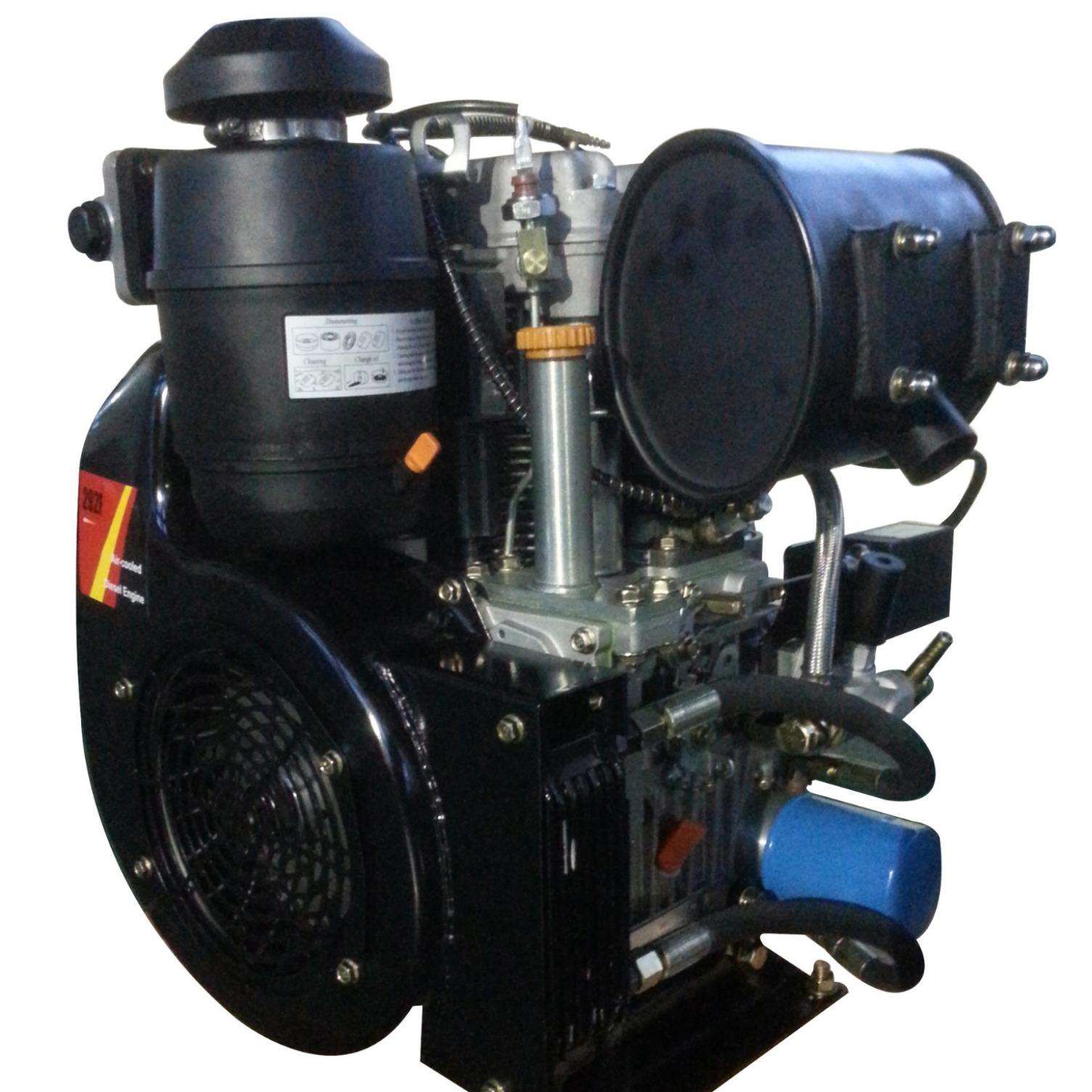 15kw双缸风冷柴油发动机农用机械水泵机组应急抢险可用