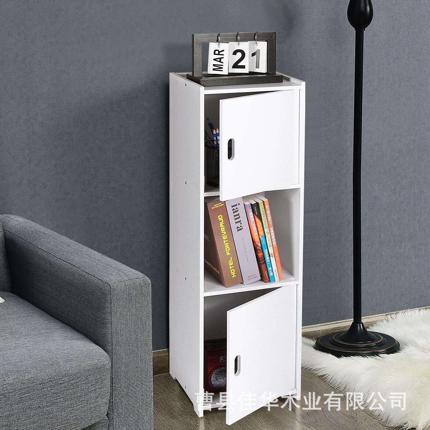 实木客厅卧室储物架书籍杂物纸巾毛巾落地木质收纳架创意收纳