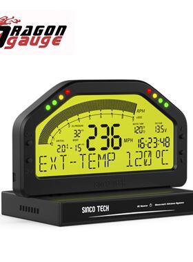 赛车改装仪表板12V通用多功能合一车速油温水温电压涡轮增压DO904