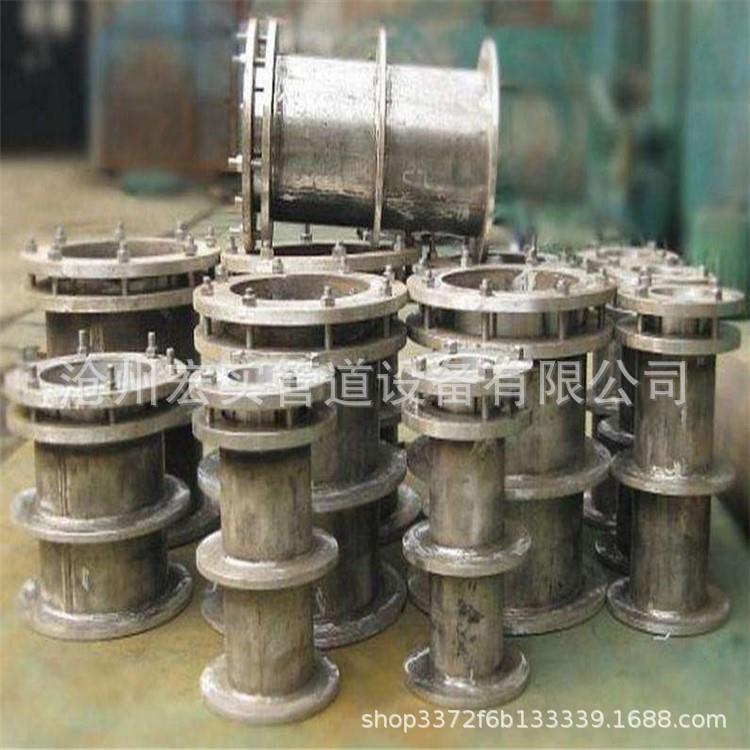 建筑专用穿墙止水翼环钢性防水套管DN15-DN200密闭柔性套管