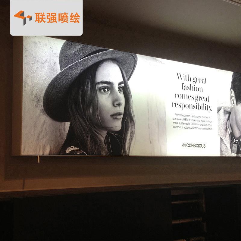 深圳直销UV软膜防水防晒卡布灯箱软膜UV3P布