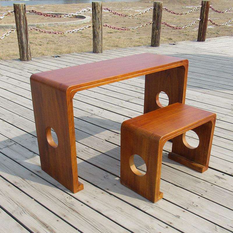 烧桐木仿古琴桌共鸣古琴桌凳实木琴桌琴凳国学古琴桌书法桌古筝桌