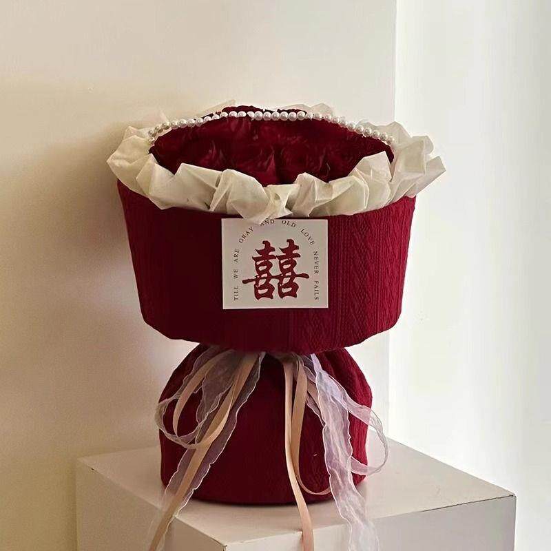 花订婚花束成品玫瑰花束摆件花香皂花送女友求婚领证拍照外贸
