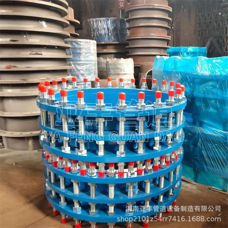 C2F双法兰传力式伸缩接头DN450全丝不锈钢传力接头管道伸缩器