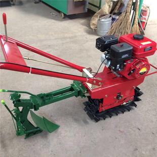 山地丘陵开荒深耕打田机链轨式小型履带微耕机农用手扶耘耕开沟机