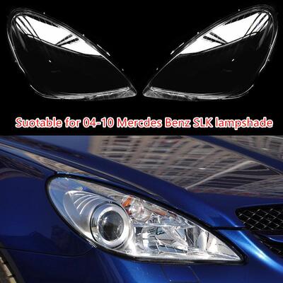 适用于04-10款奔驰SLK前大灯透明灯罩面罩SLK280/300/350前灯壳