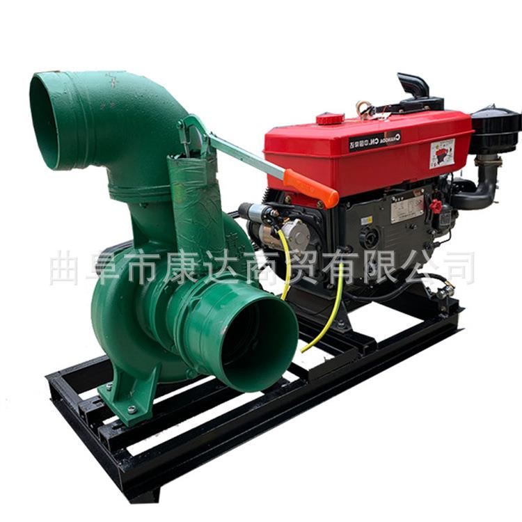 柴油抽水排水泵工程排水抽污泵自吸泵单杠柴油带12寸10寸泵