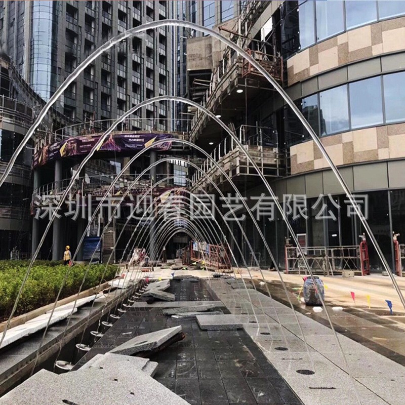 互动感应波光喷泉喷头全套设备厂家户外珍珠跳跳泉光亮泉控制系统