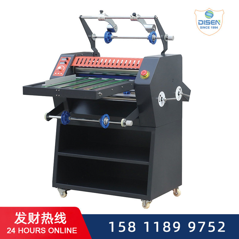 FM-8490G高速卷料覆膜机镀铝膜加热BOPP膜卷对卷复合不干胶贴合机