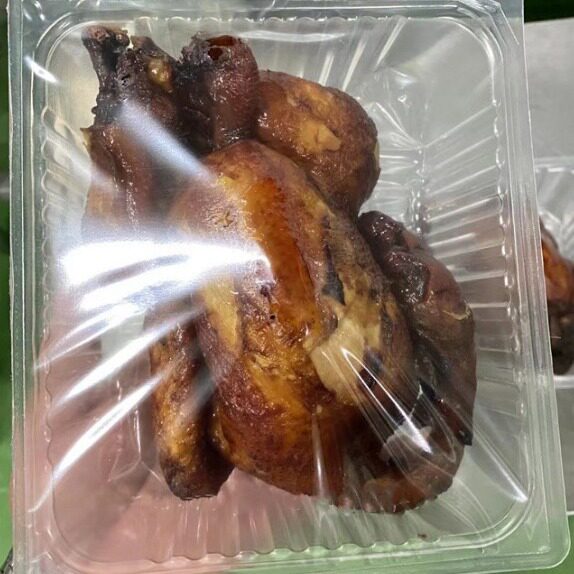 卤鸡包装机器白条鸡充气包装机设备420型拉伸膜真空包装机