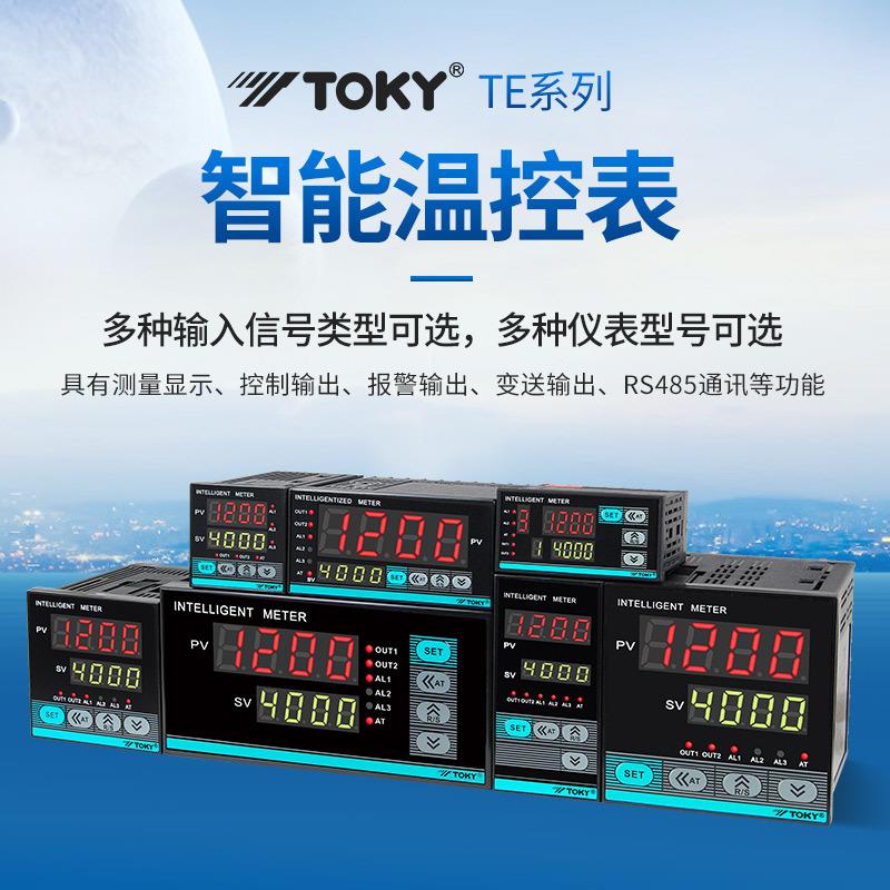 东崎TE7/3/4/6/8/9-RC10W/SC10W两路报警智能温控仪表TOKY温度器