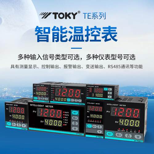东崎TE7/3/4/6/8/9-RC10W/SC10W两路报警智能温控仪表TOKY温度器