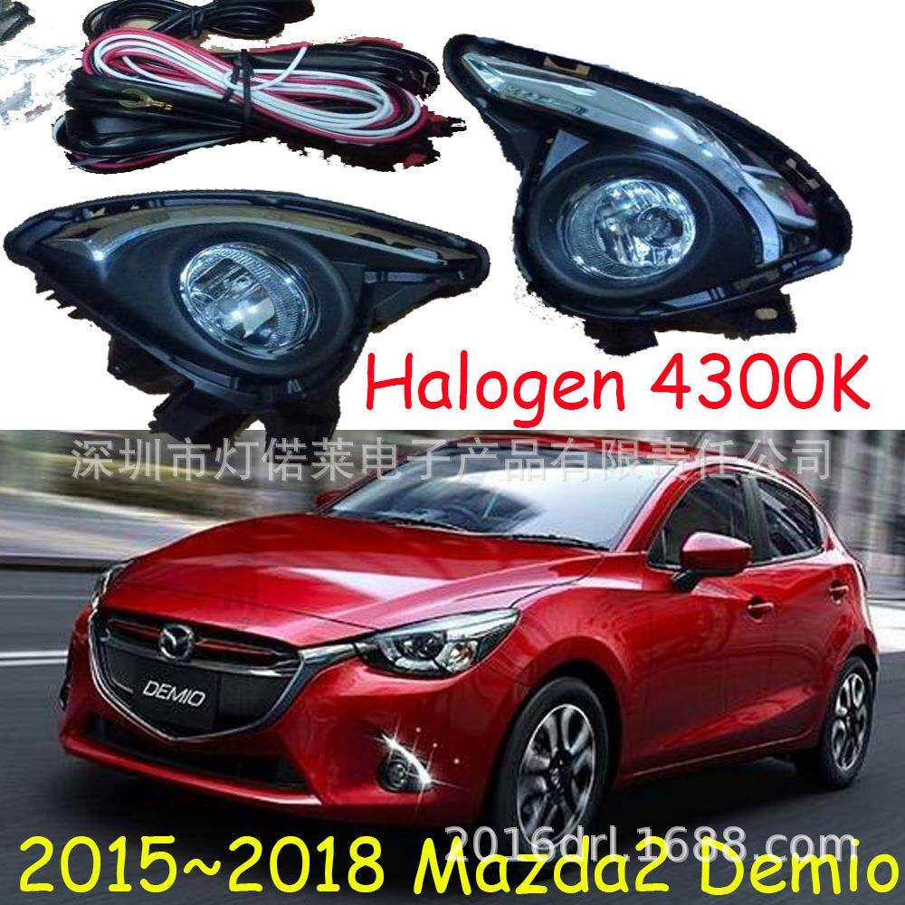 适用于马自达2雾灯马2日间行车灯前照灯2015~2018