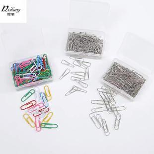 金属卡片夹回形针花艺贺卡曲别针手工DIY材料文具装 霓裳 订长尾夹