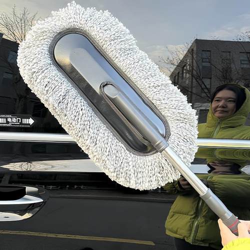 洗车拖把汽车擦车专用小车刷车刷子软毛除尘掸子毛刷车用清洗刷