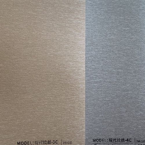 准分子膜 高端木饰面板PVC膜 柜门护墙板包覆膜PVC皮子 现代拉丝