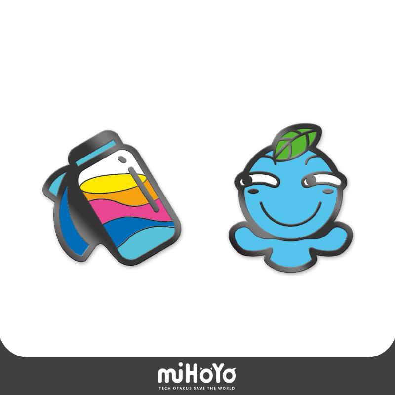 【米哈游/崩坏3】深渊道具系列金属徽章两款套装MiHoYo