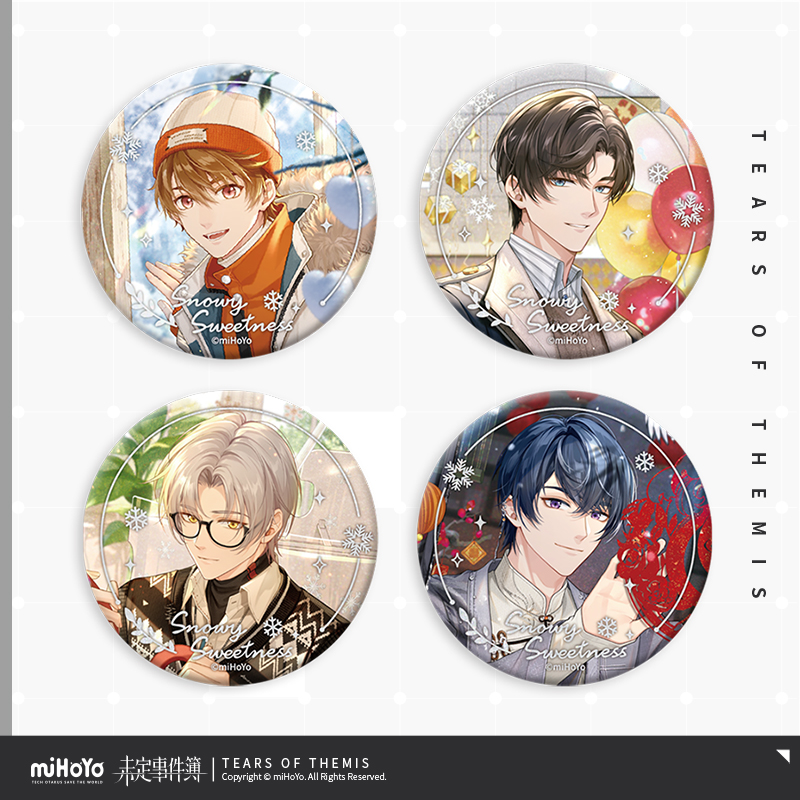 【米哈游/未定事件簿】冬恋晴歌系列 马口铁徽章 余量掉落