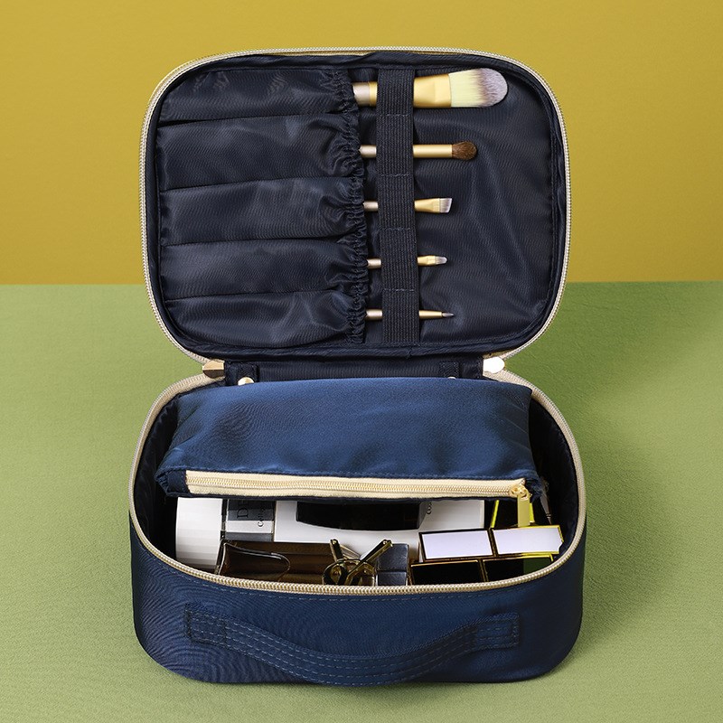 新品手提化妆包大容量洗漱包女便携旅行化妆包网红化妆品收纳包