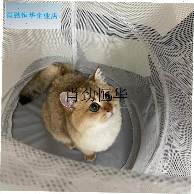 l猫咪烘干袋可折叠便捷网纱透气大号中小型N犬通用宠物洗澡烘干神