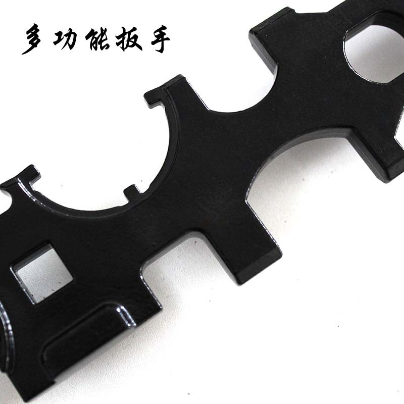 热卖户外野战多功能组合扳手 高硬度AR15/M4工具全钢制金属大扳手