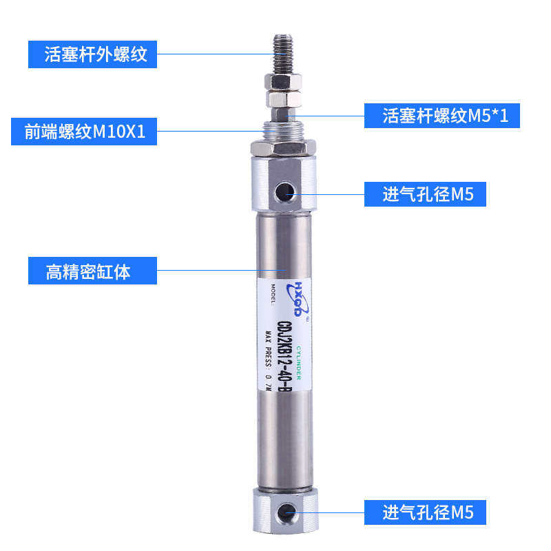 六角杆不旋转迷你气缸CDJ2KB16X10-/20/25/30/35/40/60/50..200ZB,标准件/零部件/工业耗材,气缸,淘宝优惠券,粉丝福利购,淘宝优惠卷