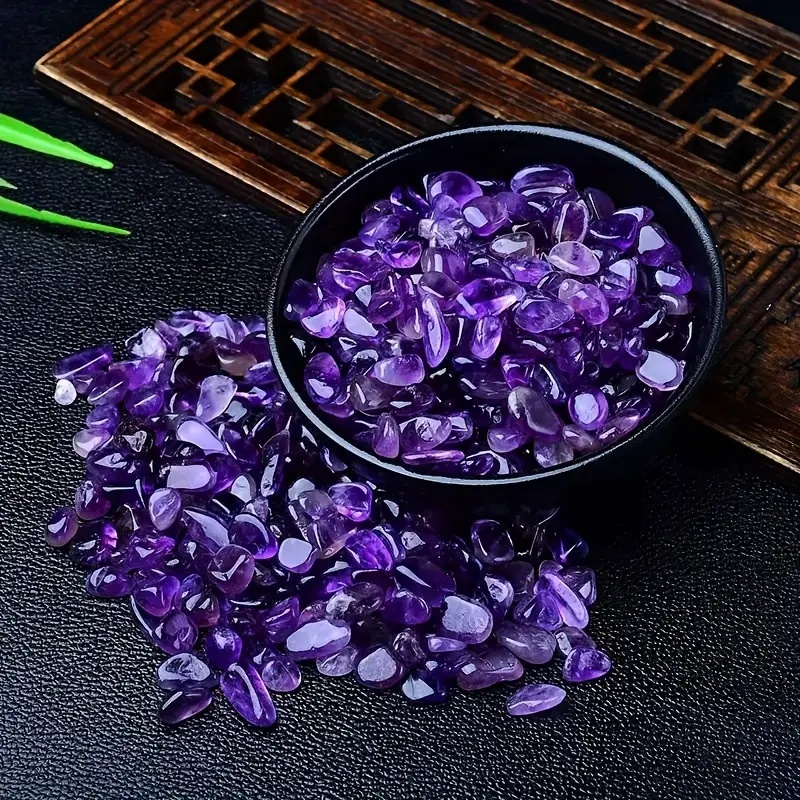 天然紫水晶消磁石净磁碎石消磁石天然碎石晶碎石原矿石鱼缸装饰石