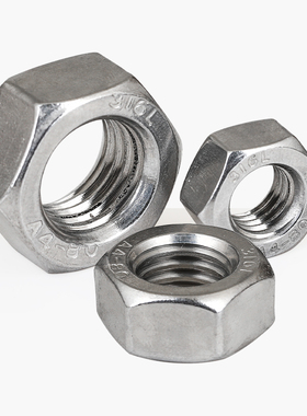 正宗316L不锈钢螺母/六角螺帽螺丝M4M5M6M8M10M12M14M16M18M20M24