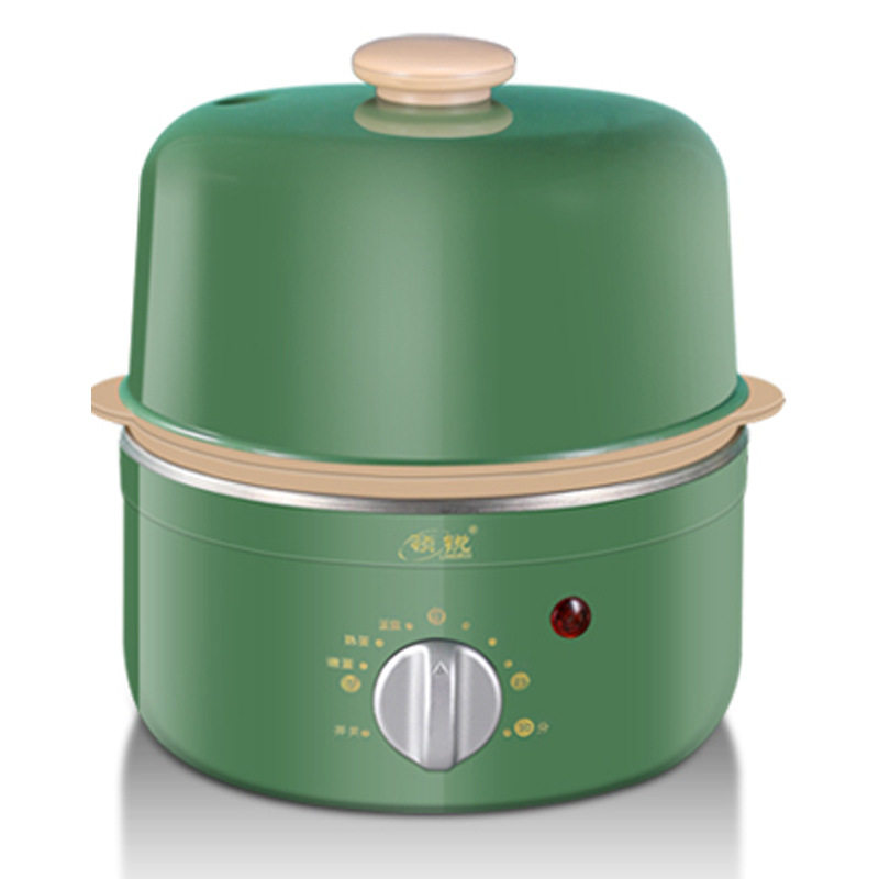 多功能定时蒸蛋器全不锈钢双层煮蛋器家用煮蛋神器鸡蛋蒸蛋锅304