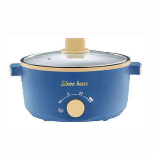 自销多功能电煮锅电炒锅学生宿舍小电锅电火锅不粘锅礼品