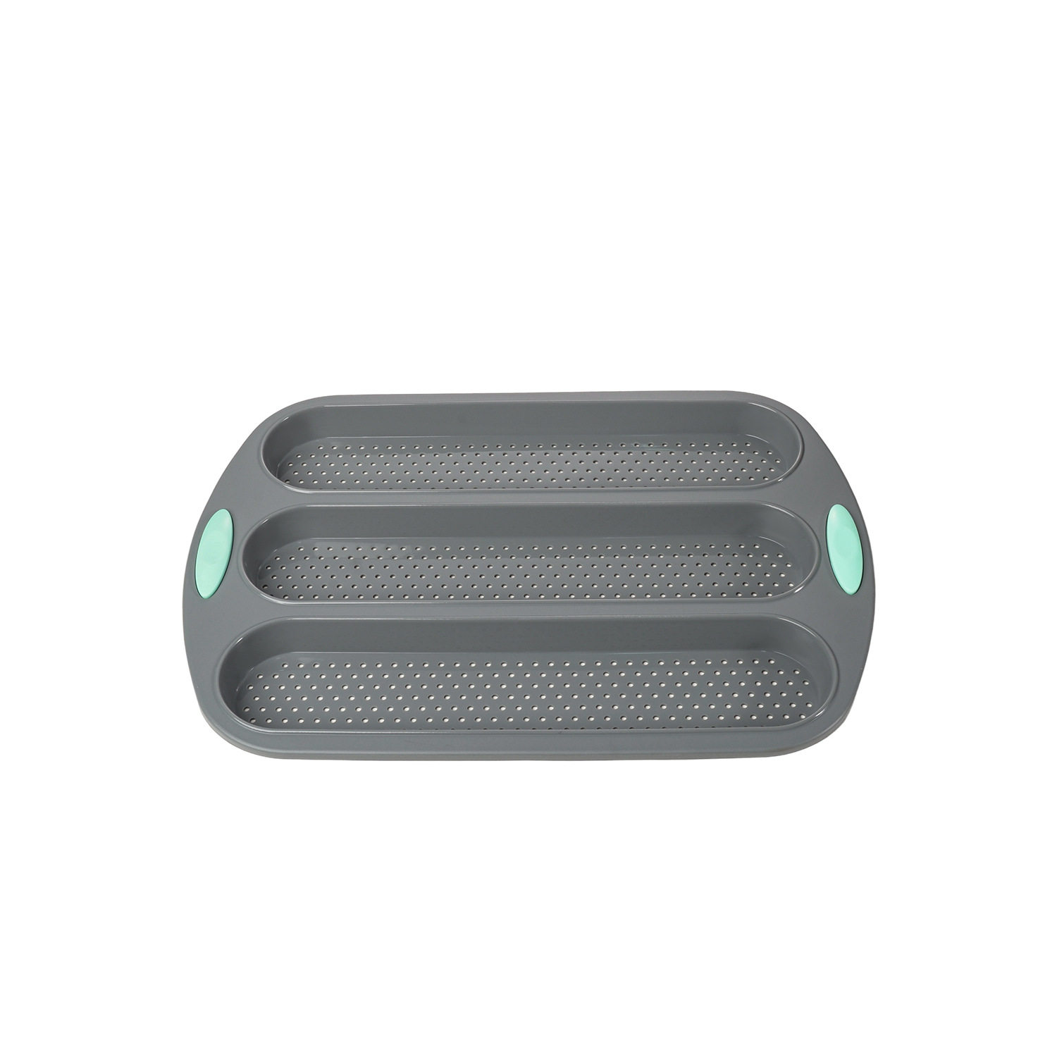 硅胶三槽法棍面包模具法式小面包烘培不粘烤盘烘焙工具