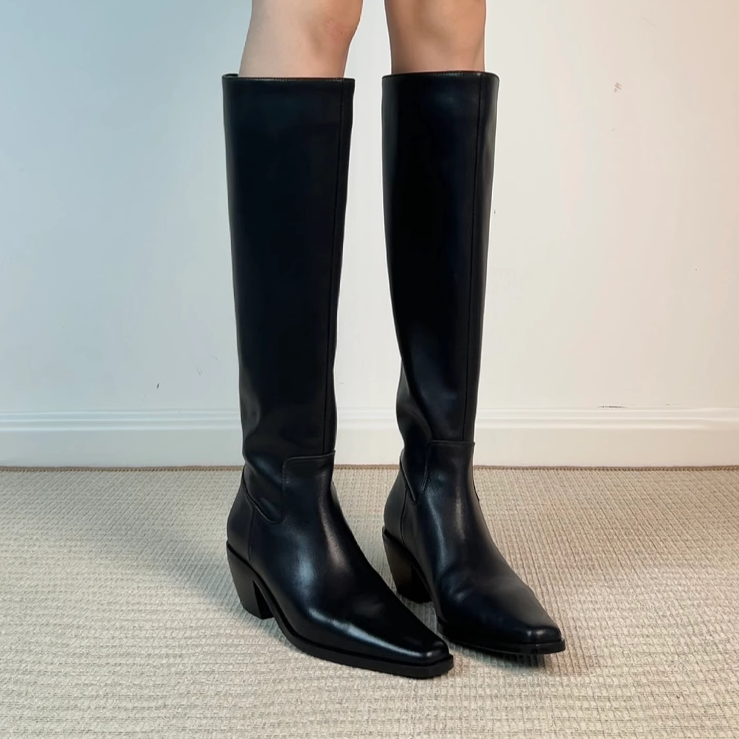 内增高8cm长筒靴保暖高筒骑士靴