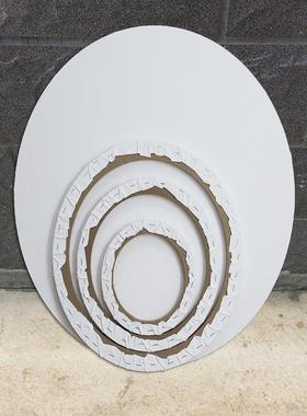 椭圆形油画内框20*30*40白色丙烯油画布框装饰纯棉帆布油画框