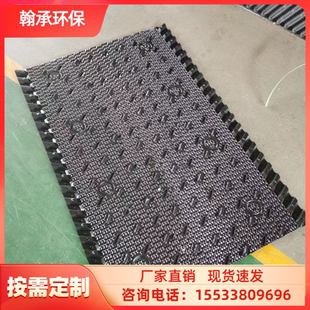蜂窝型方形冷却塔填料 双曲线塔填料S波散热片冷水塔良机菱电填料