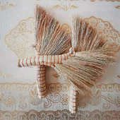 农村老式 高粱苗炕笤帚扫床扫帚手工防静电炕扫把床刷子炕刷小扫把