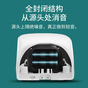 臻的养鱼氧气泵水族箱增氧泵家用中小型鱼缸冲氧泵可调节打氧机