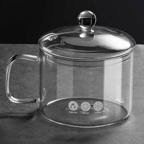 玻璃大茶杯老式大茶杯1200ml大容量水杯办公室喝茶泡茶杯家用水盅