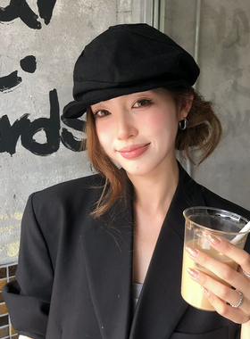 【猫仔kitten】日系小众复古云朵贝雷帽夏季百搭时尚显脸小帽子女