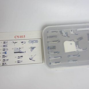 家用多功能缝纫机台产包边.拼接.宽卷边压脚(全套)CY-015